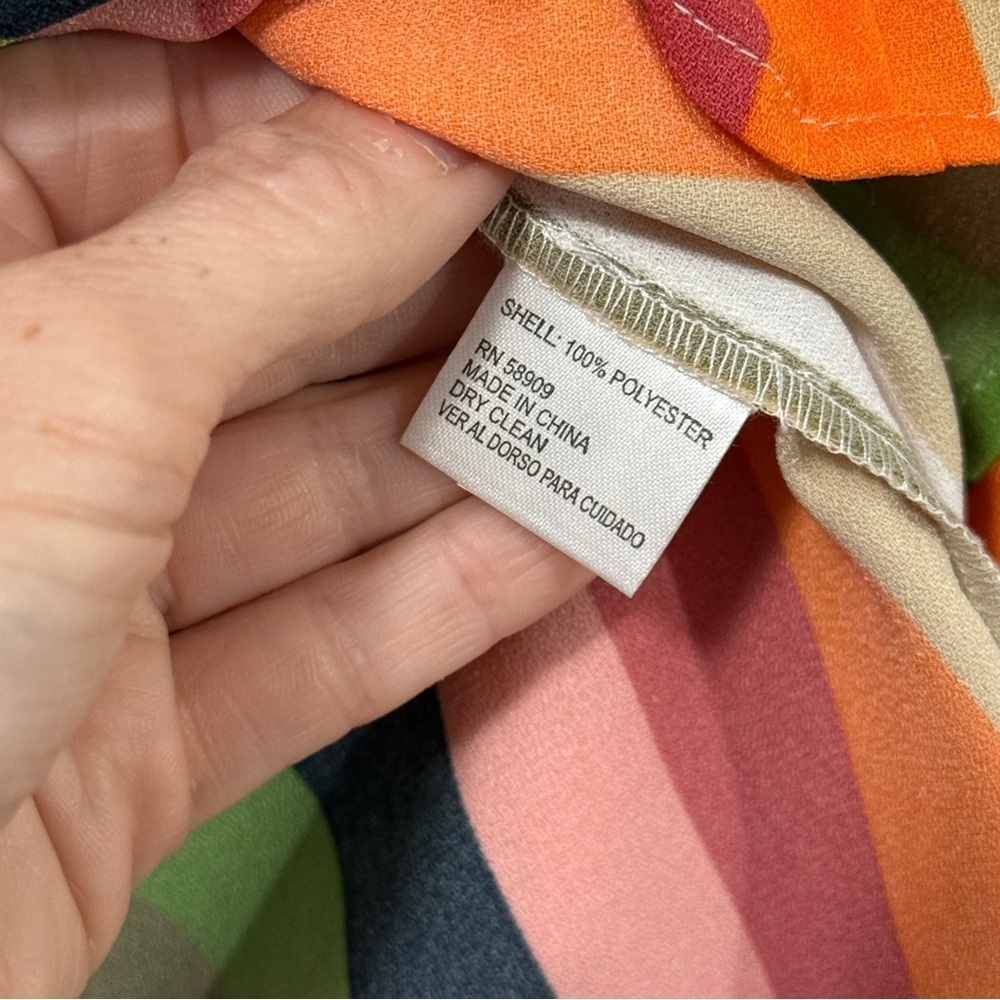 Gianni Bini Colorful Stripes Skirt Top Set NWT XS - Picture 9 of 14